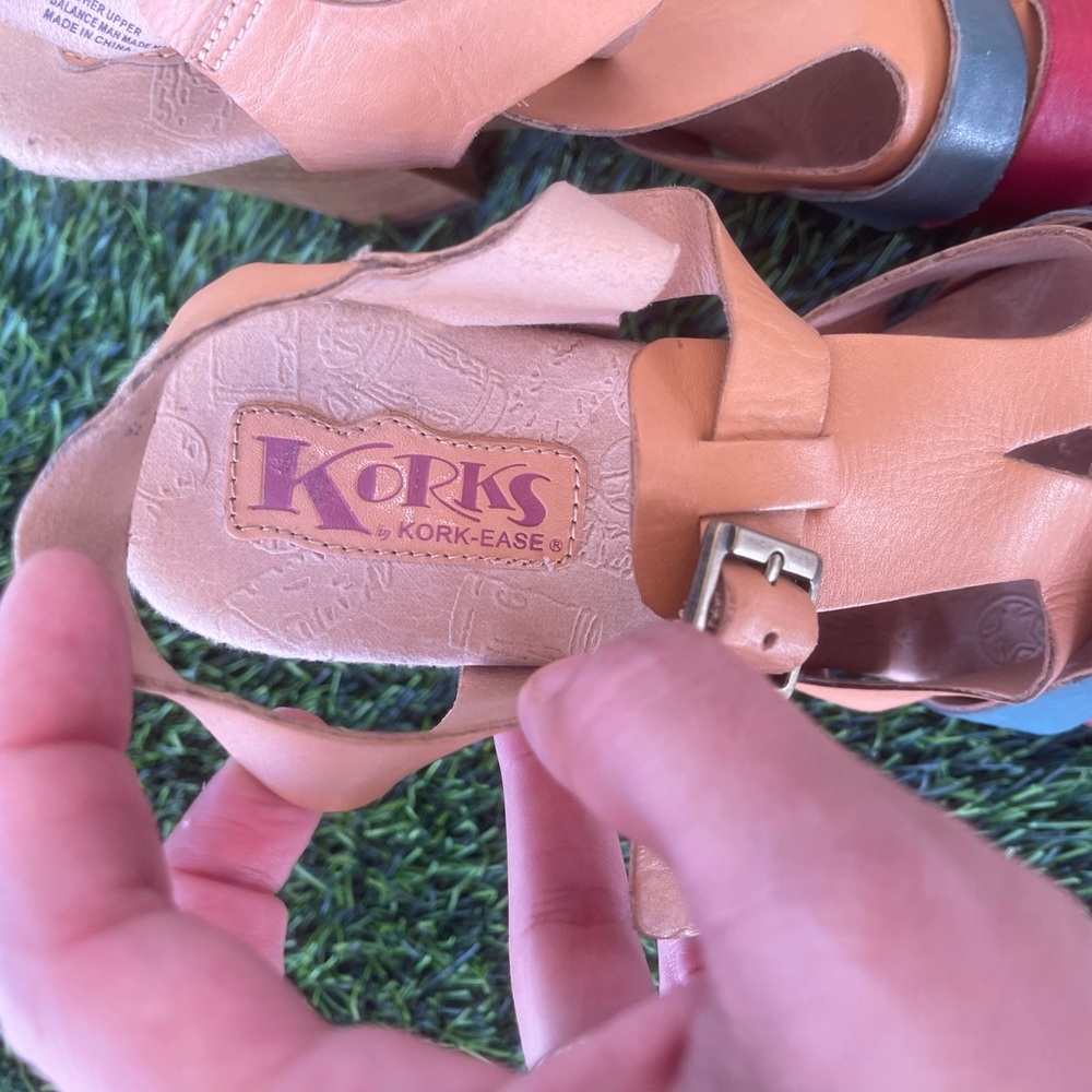 Korks By KorkEase Candace Platform High Heel Leather… Gem